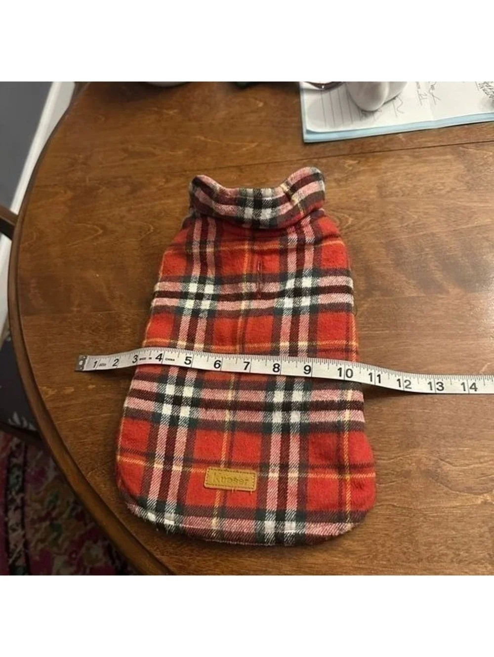Kuoser Reversible Dog Flannel Sz S